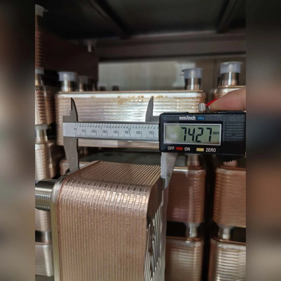 Теплообменник для тёплого пола 50м2 (8кВт) - ТТ15-30Hв  